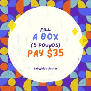 $35 Fill A Box Kids, Baby, Toddler - Clothing, Shoes,  Accessories
